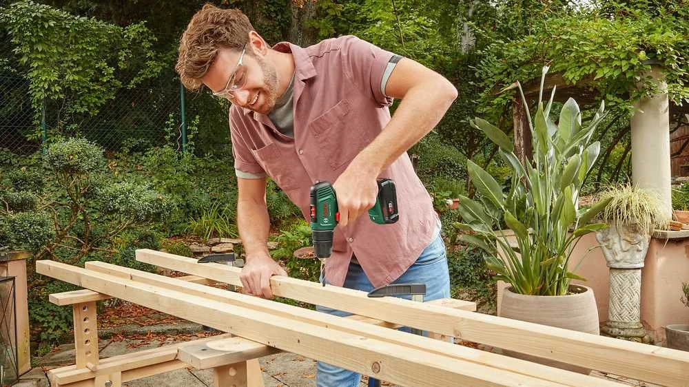 Suktuvas-gręžtuvas Bosch EasyDrill 18V-38; 18 V; 1x2,0 Ah akum.