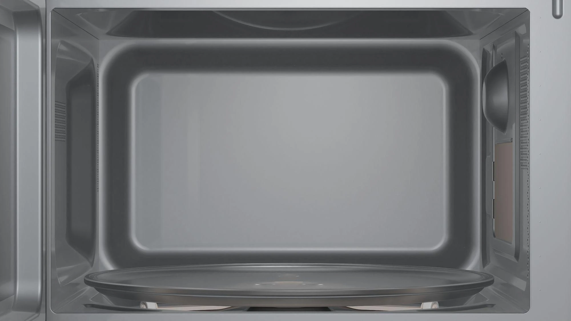 Bosch FFL023MS2 Serija 2, Laisvai statoma mikrobangų krosnelė, 44 x 26 cm, Nerūdijančio plieno