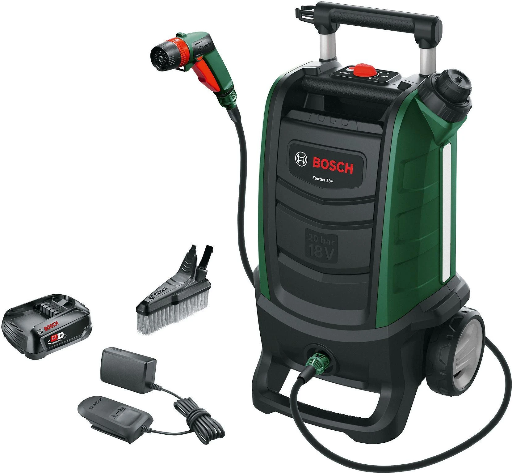 Bosch Fontus II (1x2,5AH, 18V) Slėgio plovyklis
