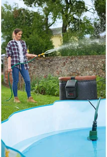 Bosch akumuliatorinis lietaus vandens siurblys GardenPump 18V-2000, 1x2,5Ah