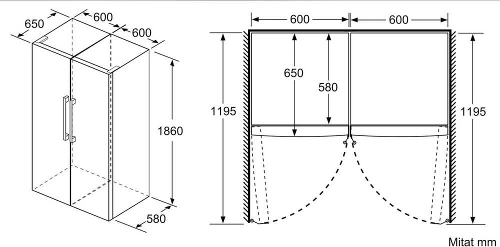 Bosch GSN36VLEP Serija 4, Laisvai statomas šaldiklis, 186 x 60 cm, Nerūdijančio plieno efektas