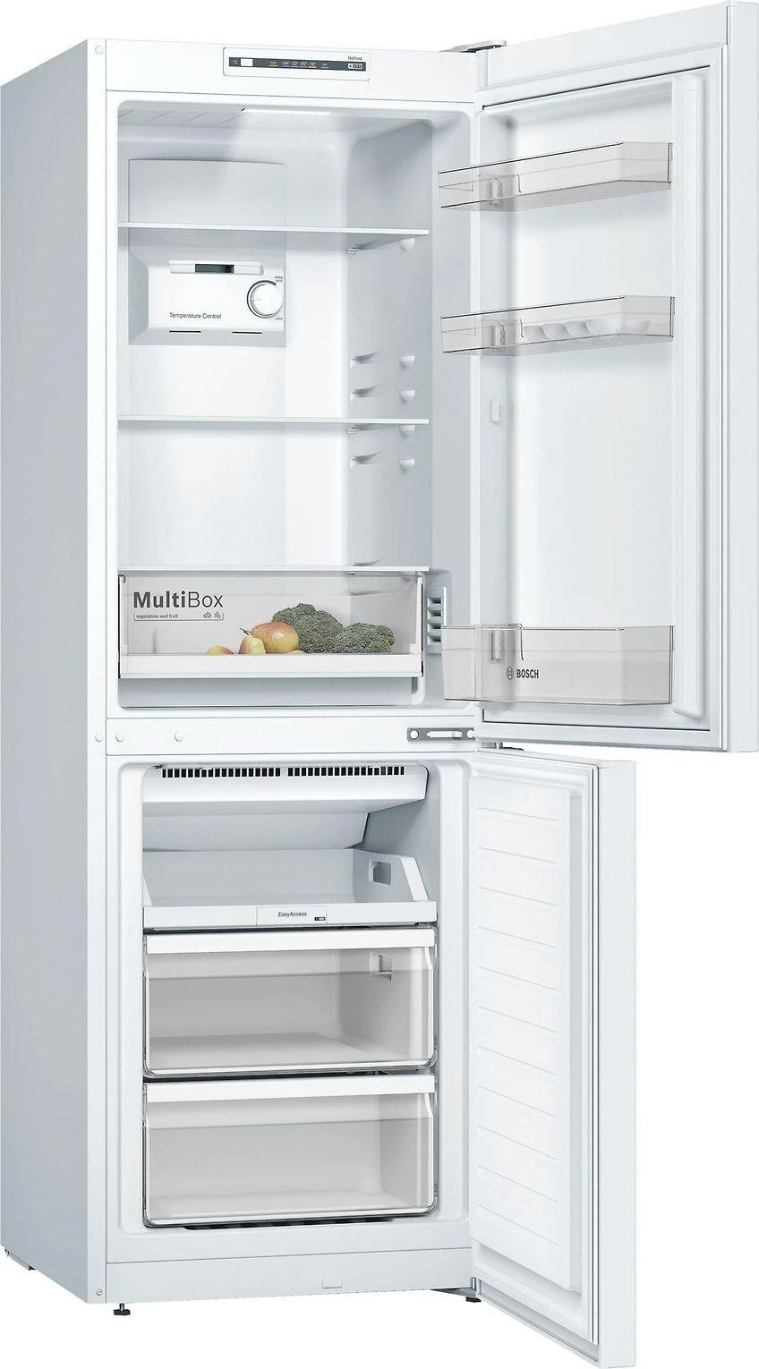 Šaldytuvas su šaldikliu BOSCH KGN33NWEB 176cm., No Frost