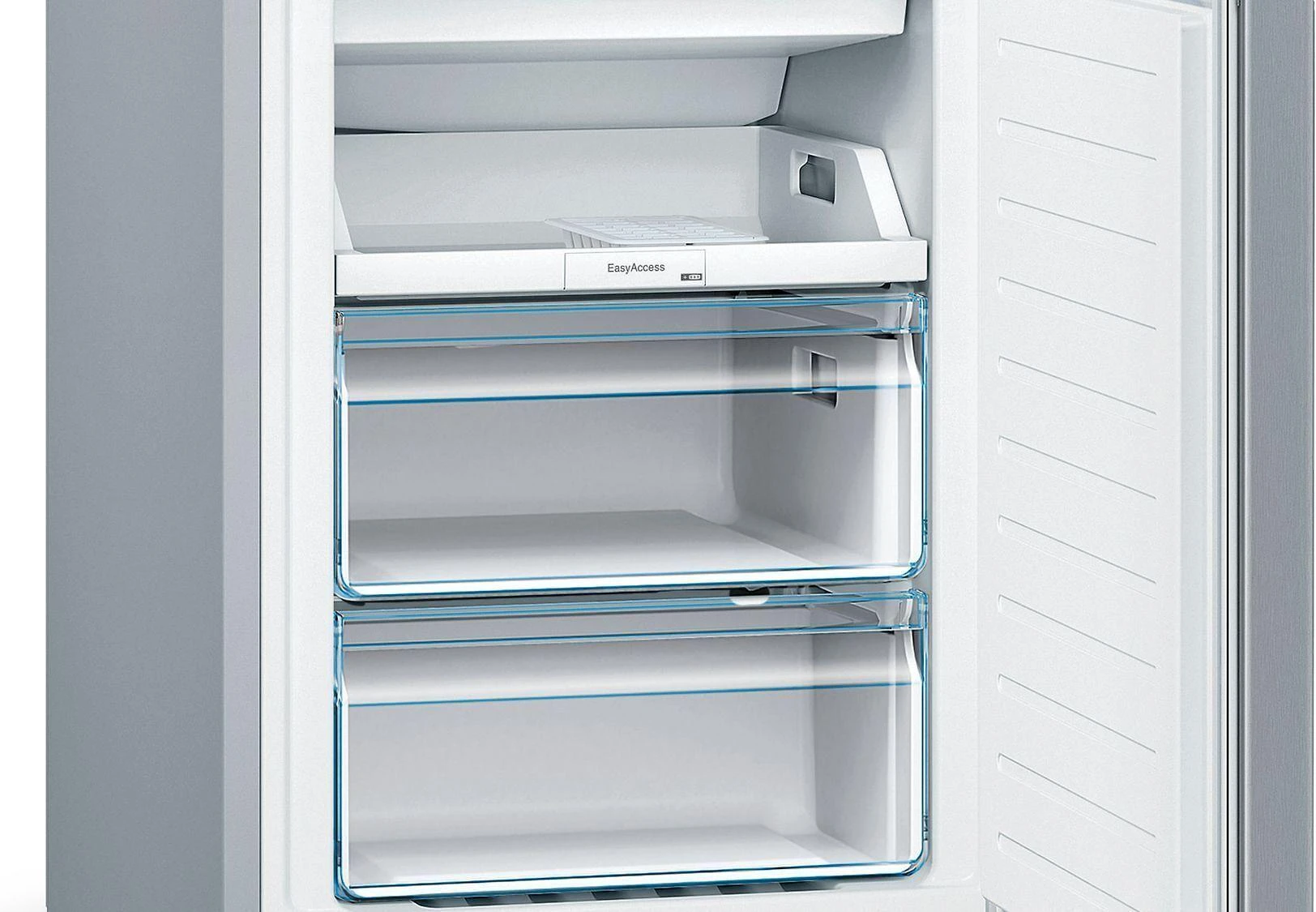 Šaldytuvas Bosch KGN36NLEA 2 serija, Nerūdijančio plieno efektas