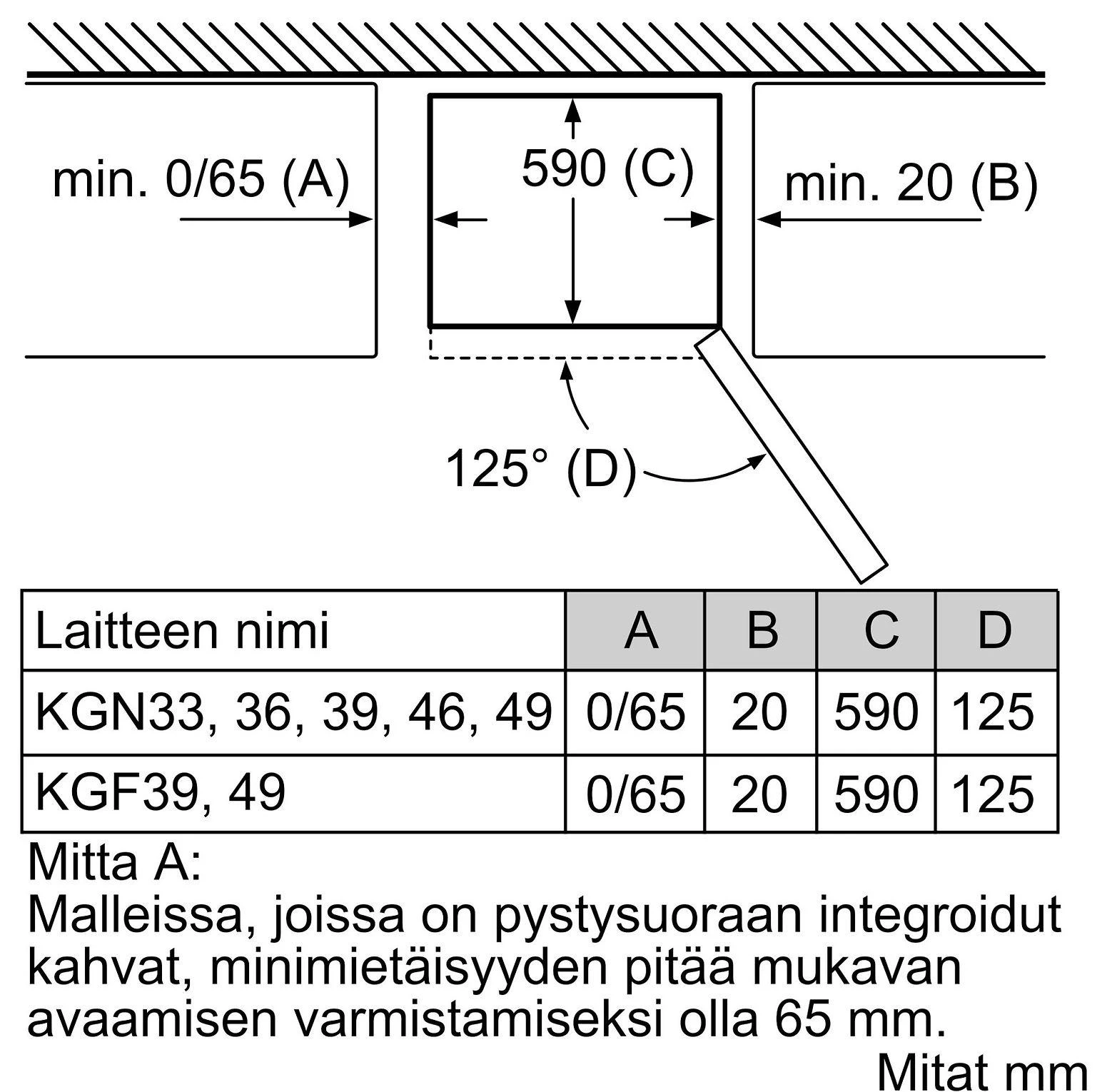Šaldytuvas Bosch KGN36NWEA 2 serija, Baltos spalvos