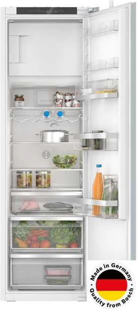 Bosch KIL82ADD0 Serija 6, Įmontuojamasis šaldytuvas su šaldiklio skyriumi, 177.2 x 55.8 cm, švelniai uždaromas plokščias vyris
