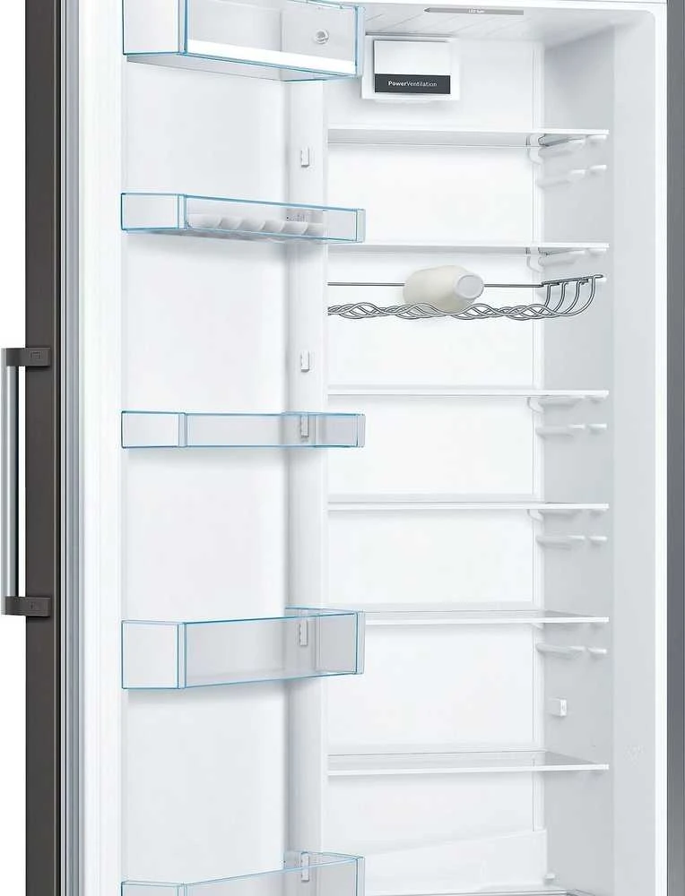 Šaldytuvas Bosch KSV36VXDP 4 serija, Juodos spalvos