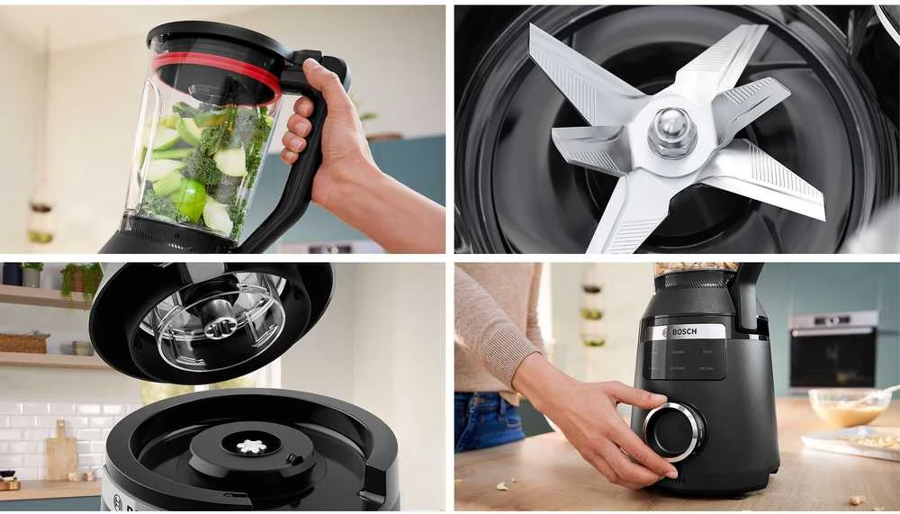 Plakiklis Kokteilinė Bosch Serija 6, MMB6654B, 1800 W