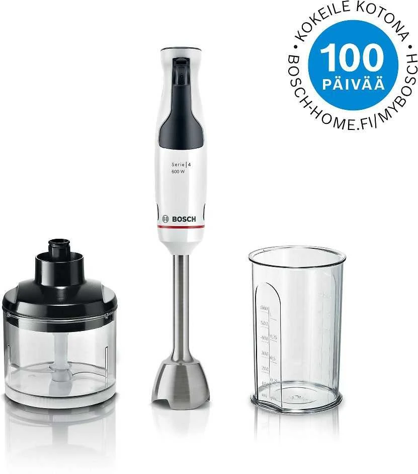 Bosch MSM4W220 Serija 4, Rankinis trintuvas, ErgoMaster, 600 W, Baltas