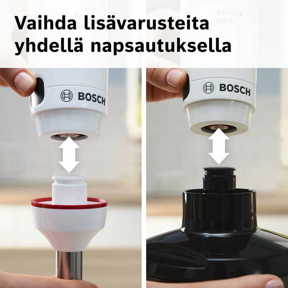 Bosch MSM4W220 Serija 4, Rankinis trintuvas, ErgoMaster, 600 W, Baltas