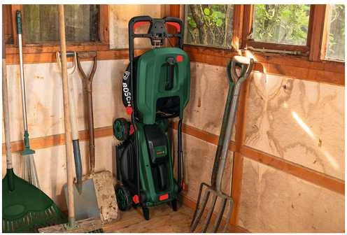 Akumuliatorinė vejapjovė Bosch Rotak 18V-34; 18 V; 34 cm (be akumuliatoriaus ir pakrovėjo)