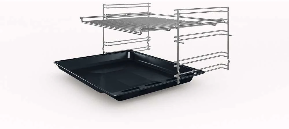 Bosch HBF010BA1 Serija 2, Įmontuojamoji orkaitė, 60 x 60 cm, Juodas