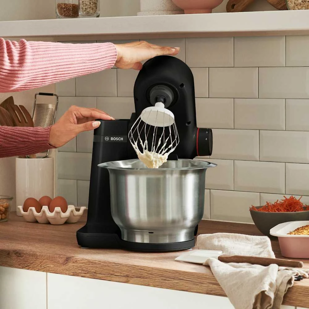 Virtuvinis kombainas Bosch MUMS2EB01 Serija 2, Virtuvės kombainas, MUM, 700 W, Juoda, Juodas