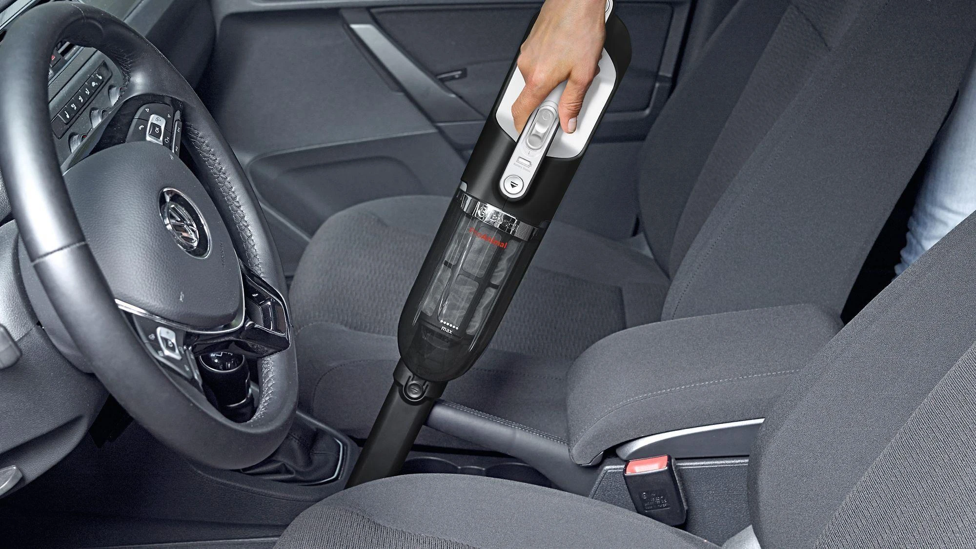 Įkraunamasis dulkių siurblys Bosch Serija 4 BBH3ZOO28, Raudonos spalvos