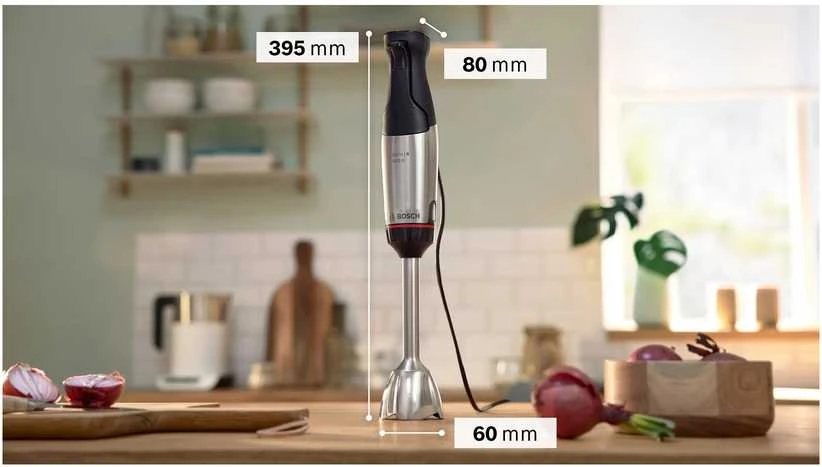 Bosch Serie 6 MSM6M621 plakiklis 0.5 L Immersion plakiklis 1000 W Juodas, Nerūdijantis plienas