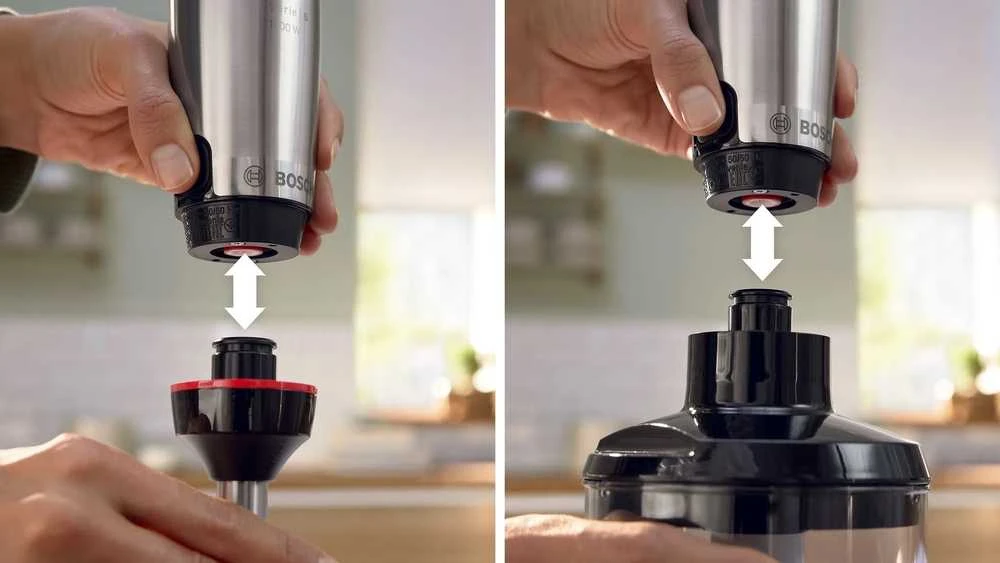 Bosch Serie 6 MSM6M621 plakiklis 0.5 L Immersion plakiklis 1000 W Juodas, Nerūdijantis plienas