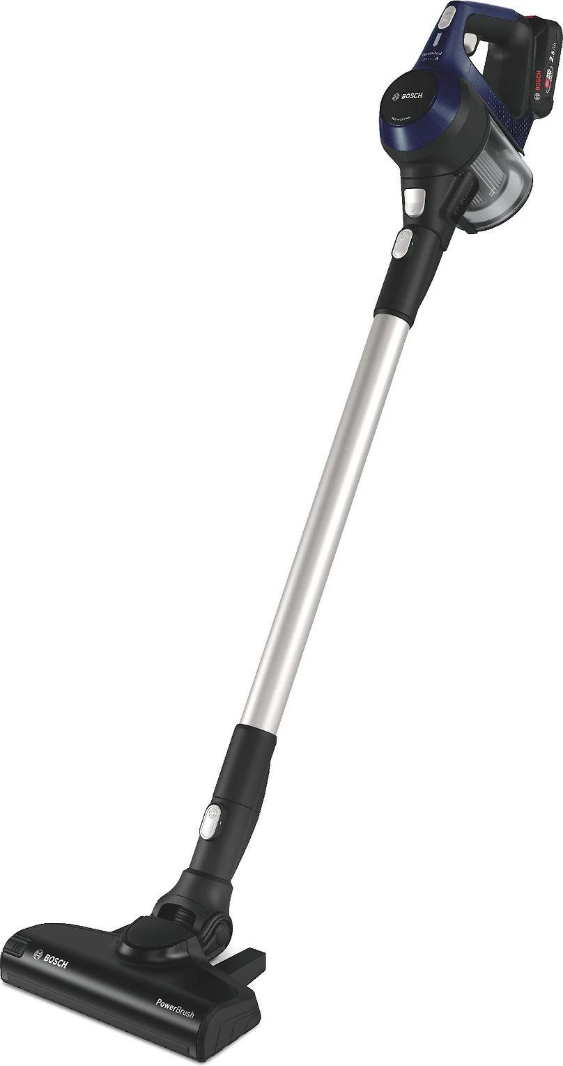 Įkraunamasis dulkių siurblys Bosch Unlimited 6 BBS611MAT, mėlynas