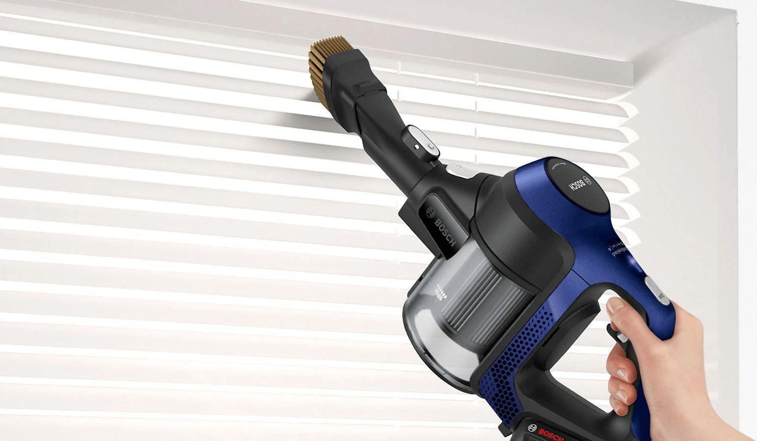 Įkraunamasis dulkių siurblys Bosch Unlimited 6 BBS611MAT, mėlynas