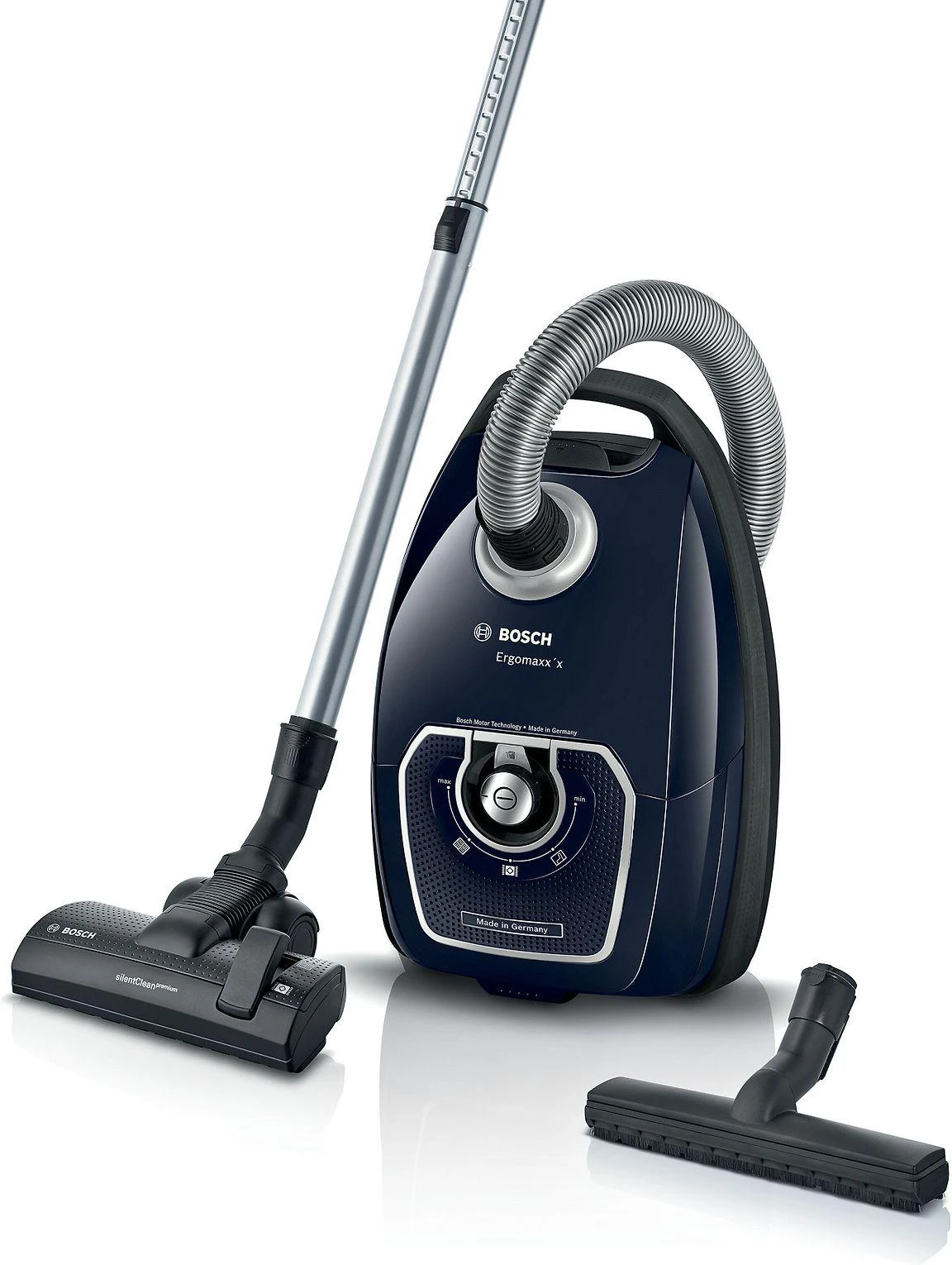 Bosch Dulkių siurblys su maišeliu, Ergomaxx'x, Mėlyna BGB7X420