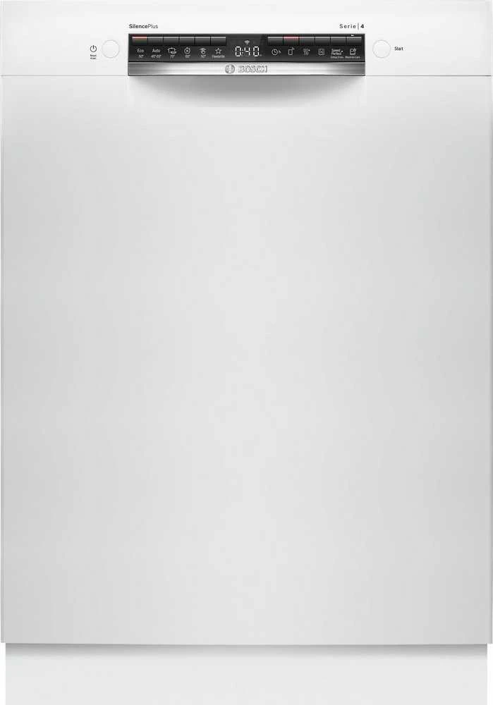 Bosch SMU4HMW01S Serija 4, Indaplovė, montuojama iš apačios, 60 cm, Balta
