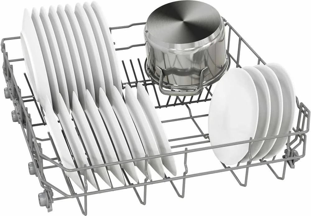 Bosch SMU4HMW01S Serija 4, Indaplovė, montuojama iš apačios, 60 cm, Balta