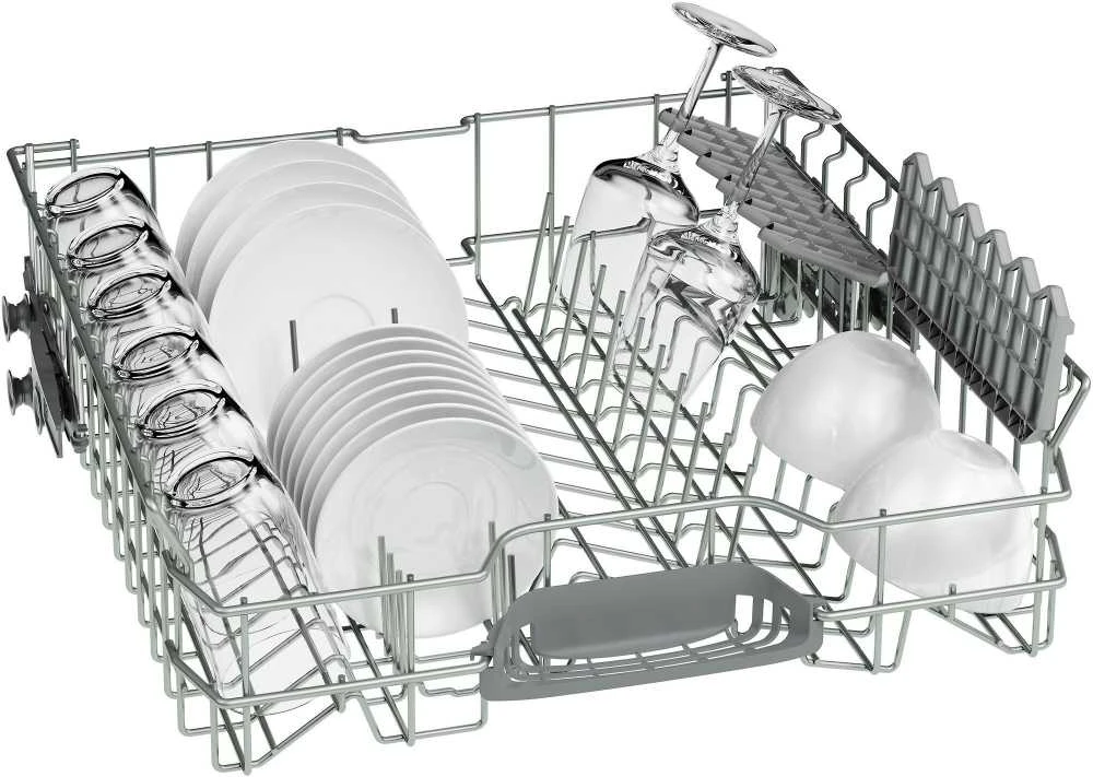 Bosch SMU4HMW01S Serija 4, Indaplovė, montuojama iš apačios, 60 cm, Balta
