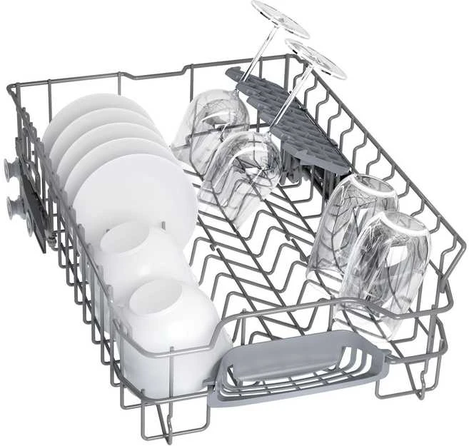 Bosch SPU4HMS10E Serija 4, Indaplovė, montuojama iš apačios, 45 cm, Šlifuotas plienas