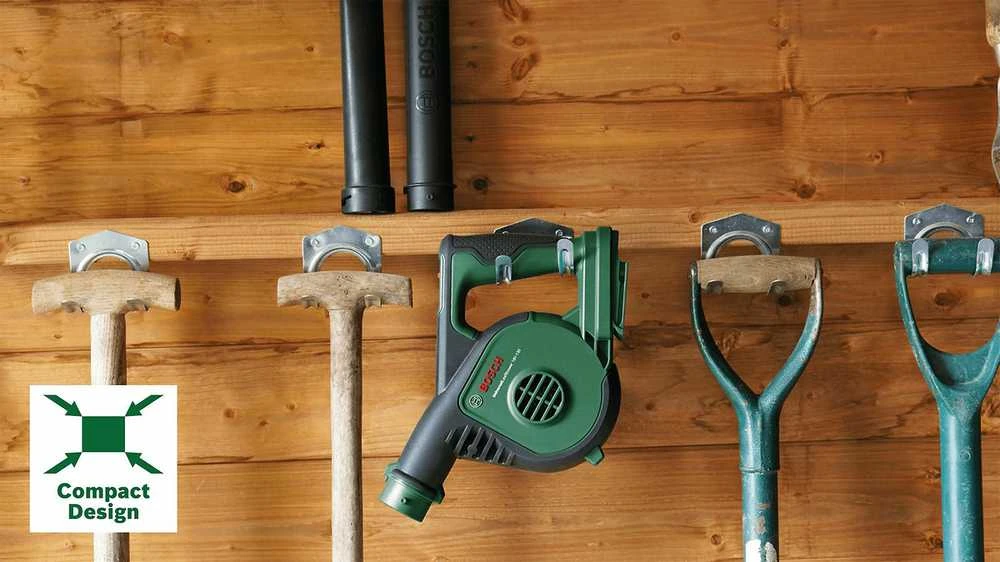 Lapų pūstuvas Bosch UniversalLeafBlower, 18V-130, (1x2,5Ah)