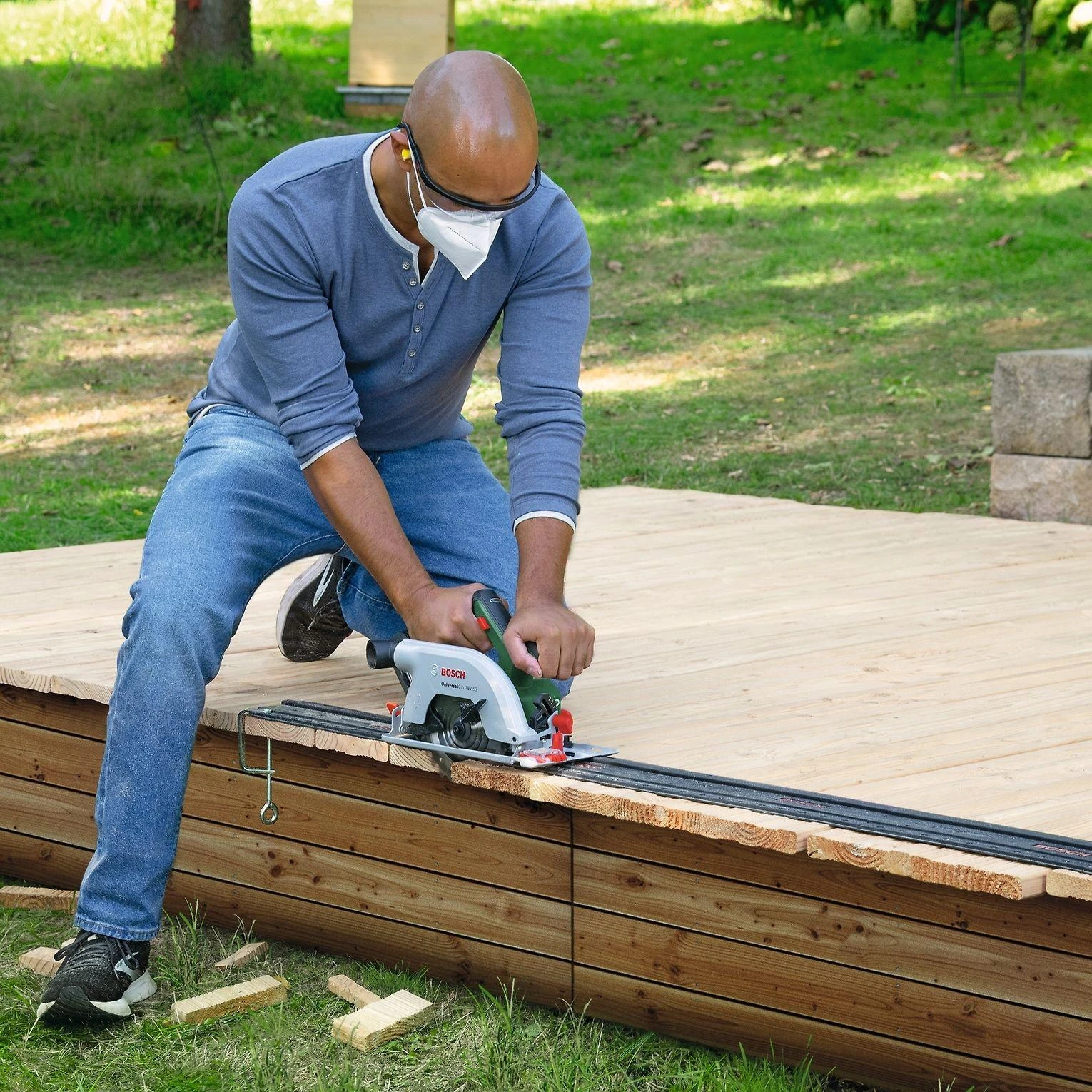 Bosch UniversalCirc18V-53 pjauna lentas su kreipiančiąja