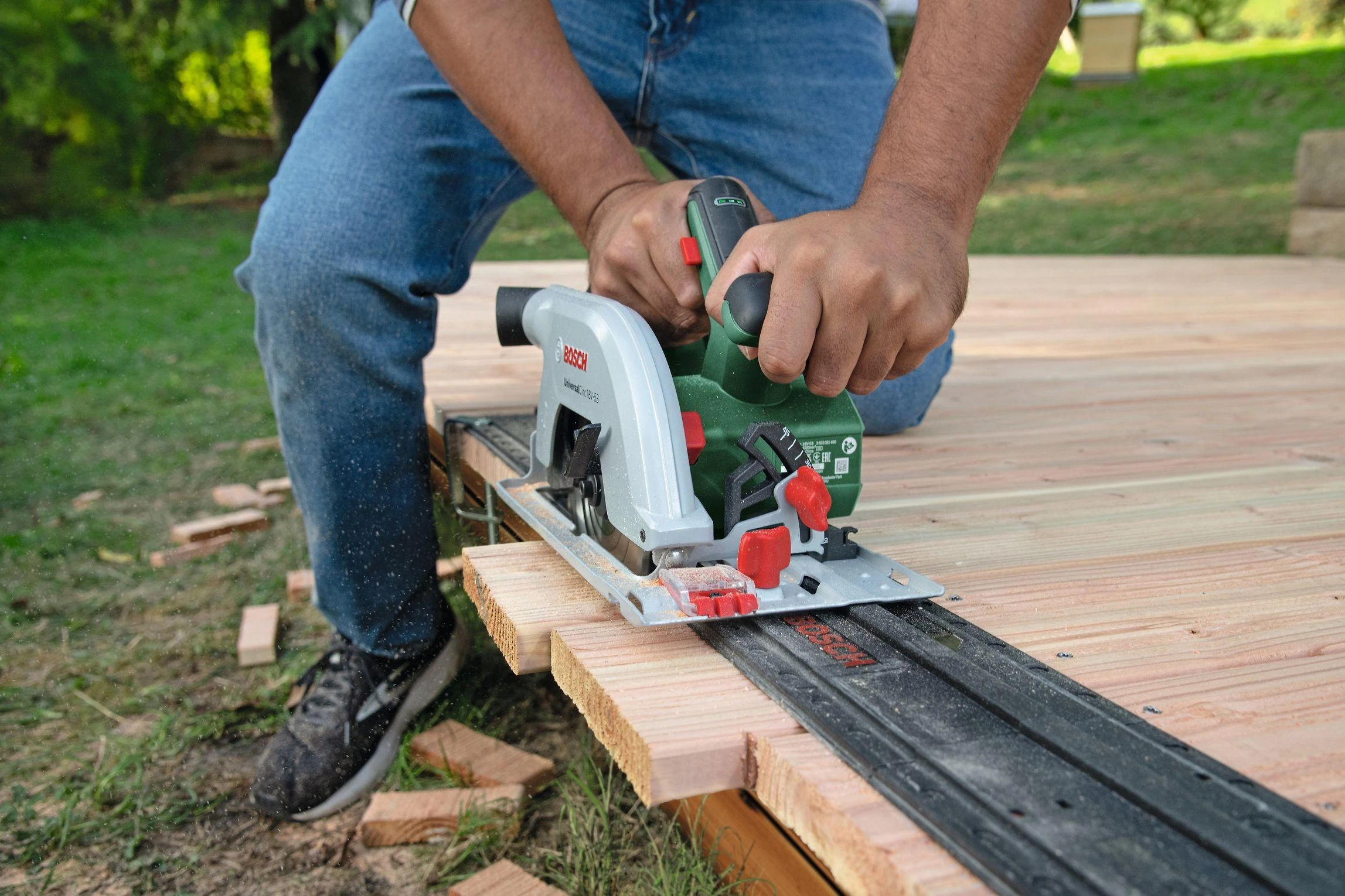 Bosch UniversalCirc18V-53solo Akum.diskinis pjūklas