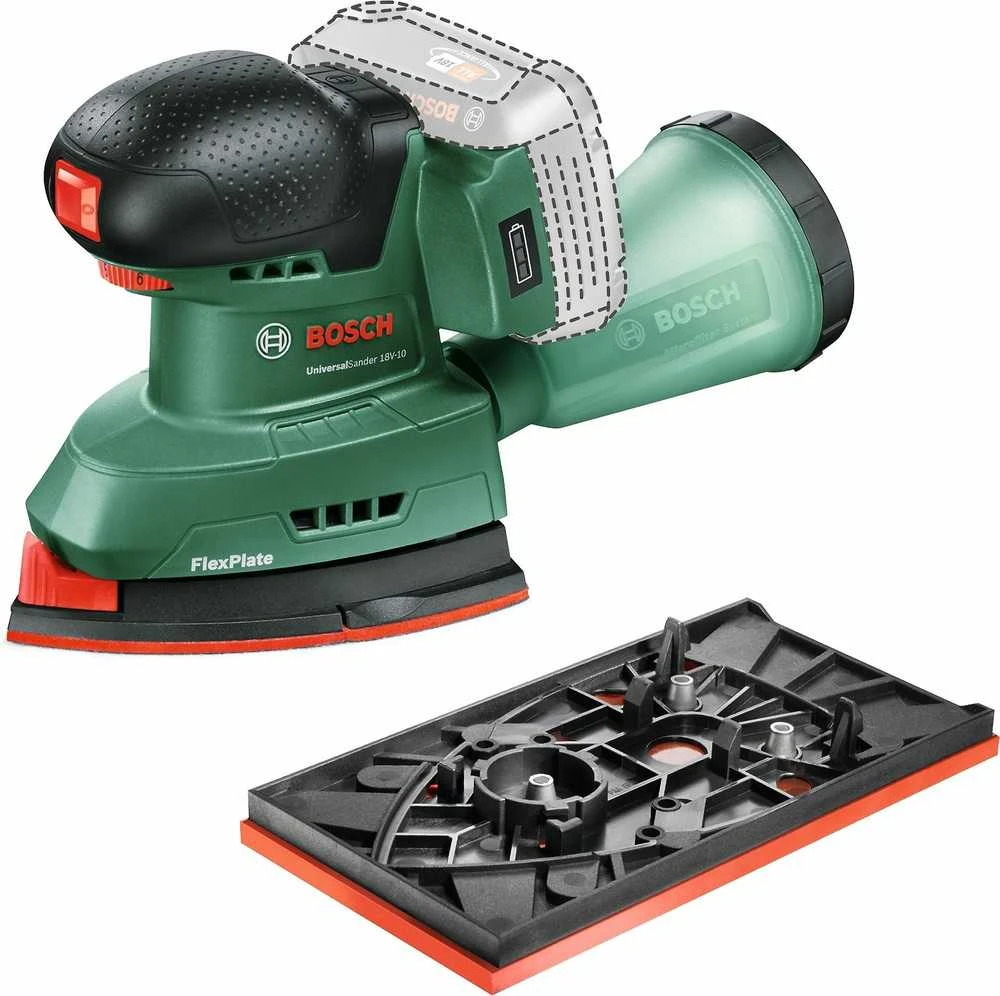 Bosch UniversalSander18V-10sol Akum.multi šlifavimo maš.