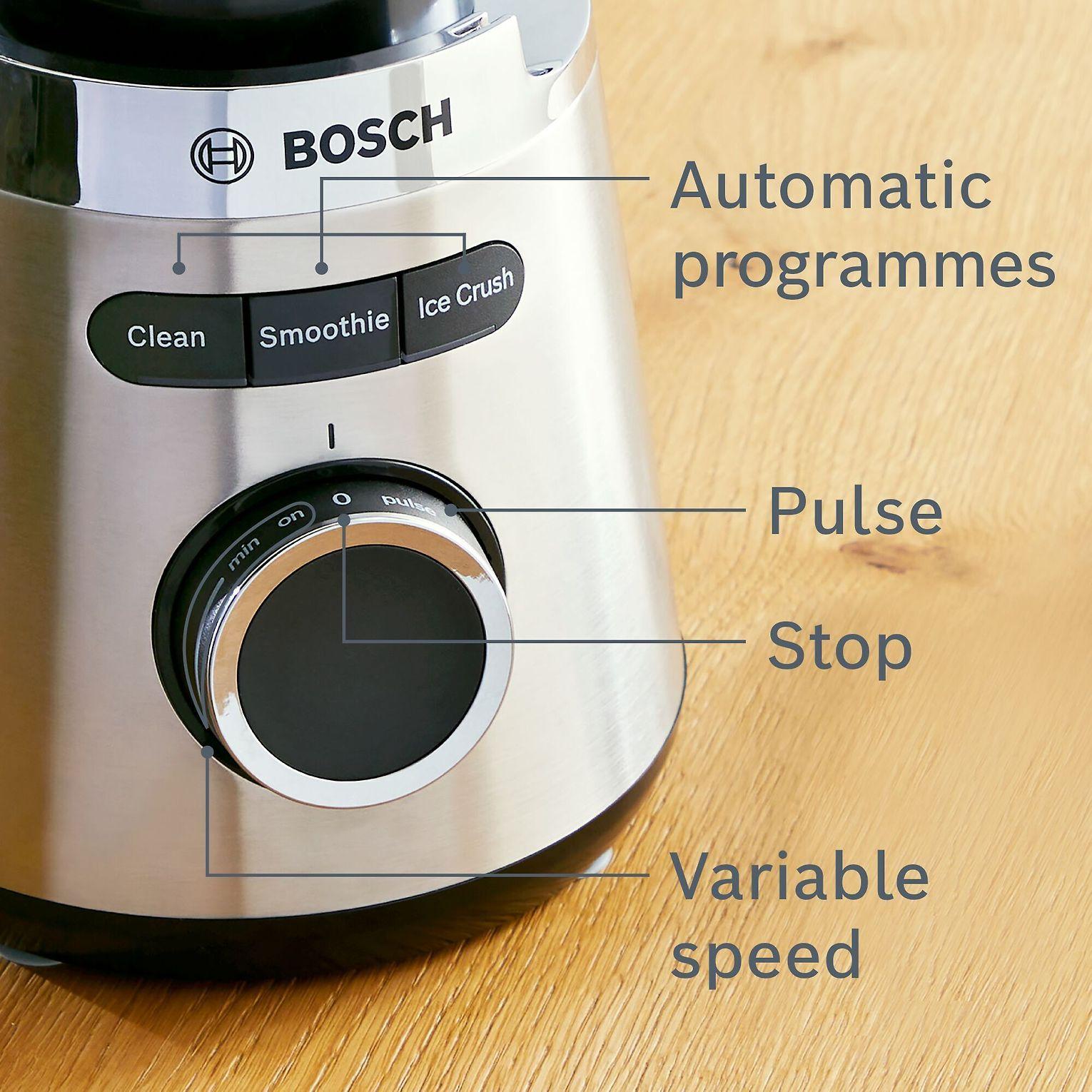 Bosch MMB6384M Trintuvas, VitaPower Serie | 4, 1200 W, Nerūdijančio plieno