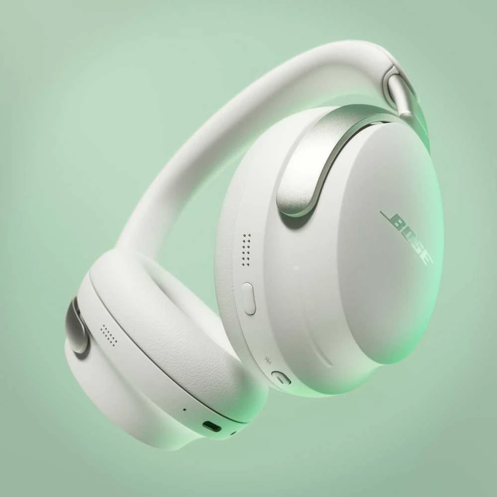 Belaidės ausinės Bose QuietComfort Ultra, Baltos