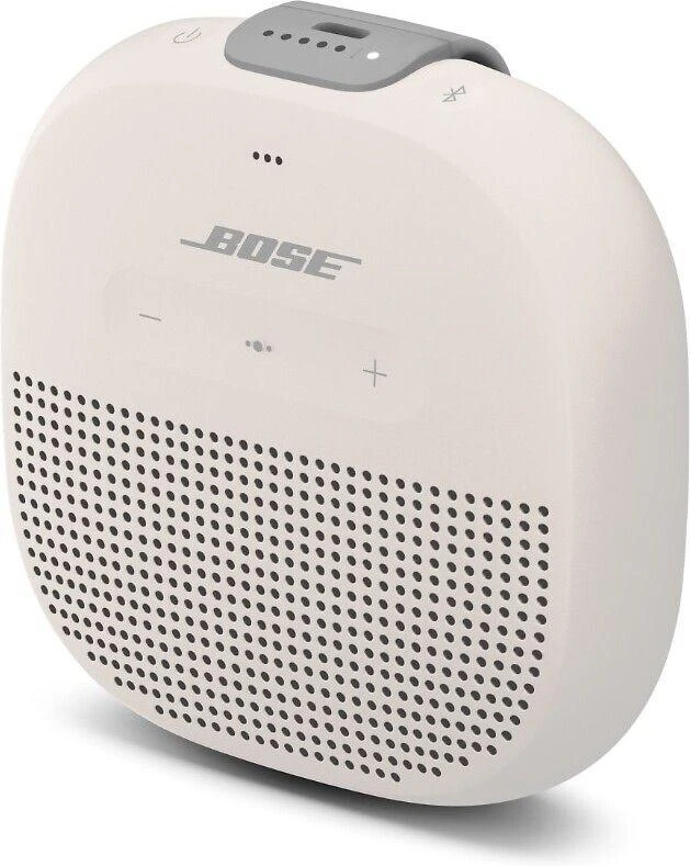 Bose® SoundLink® Micro nešiojama kolonėlė, Baltos spalvos