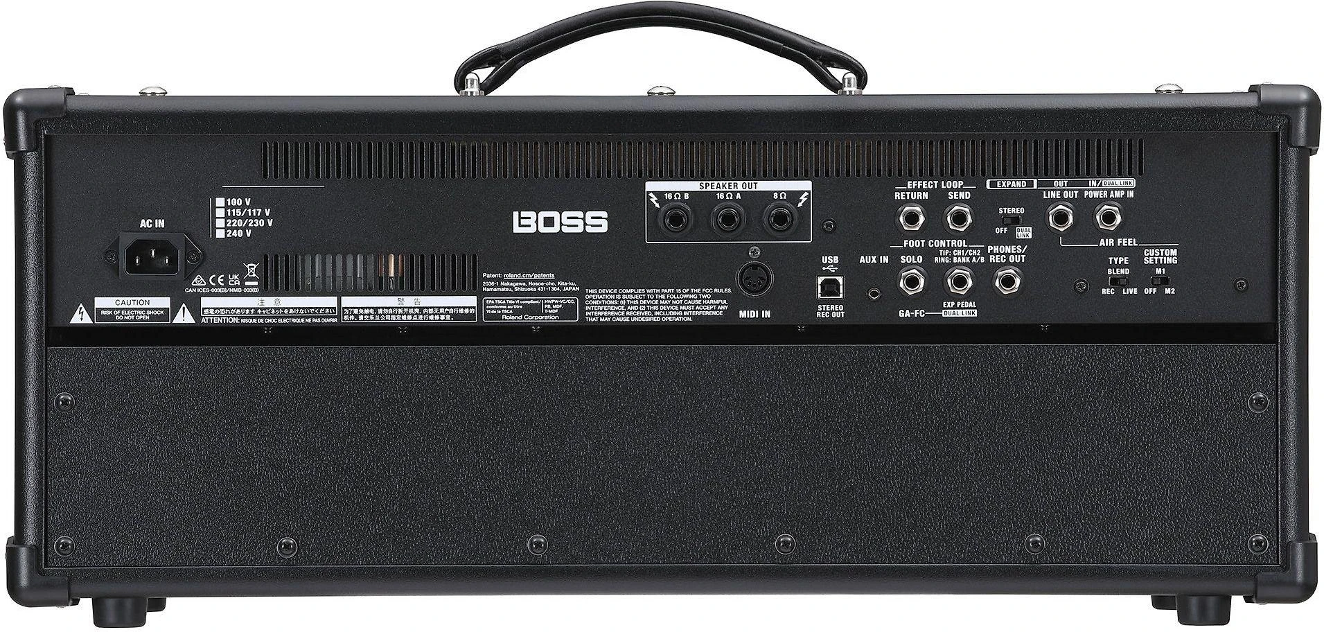 Hugo Boss Boss Katana-Artist Head MkII gitaros stiprintuvas, 100 W
