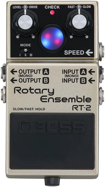 Boss RT-2 Rotary efektų pedalas iš viršaus