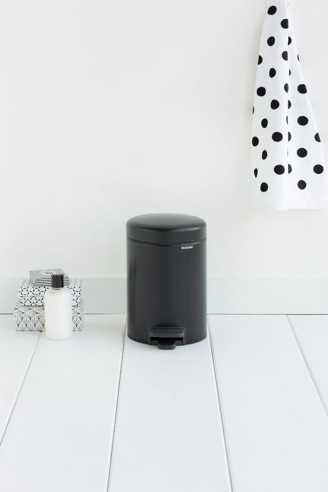 Šiukšliadėžė Brabantia 3 L, 11 33 21 juoda matinė