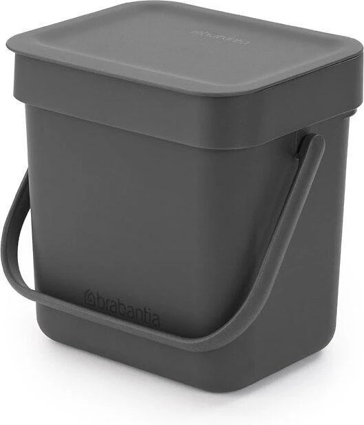 Šiukšliadėžė Brabantia do segregacji 3L pilka (209888)