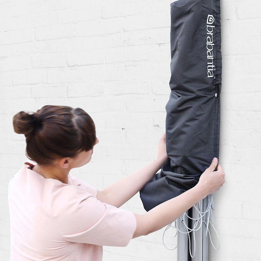 Brabantia Prie sienos tvirt. džiov. WallFix 24 m - Metallic Pilkas