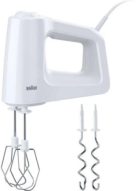 Plakiklis Braun MultiMix HM 3000 WH Rankinis plaktuvas Balta 450 W