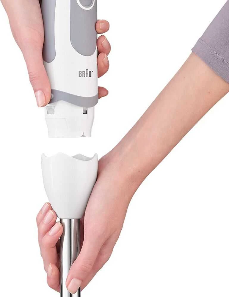 BRAUN Rankinis maišytuvas MQ 5235 WH MultiQuick 5 Vario, 1000W, Nerūdijantis plienas blades, 21 variable speeds, Baltas