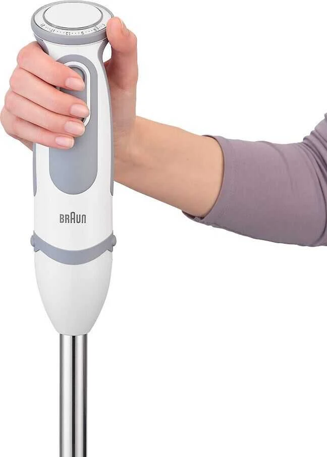 BRAUN Rankinis maišytuvas MQ 5235 WH MultiQuick 5 Vario, 1000W, Nerūdijantis plienas blades, 21 variable speeds, Baltas