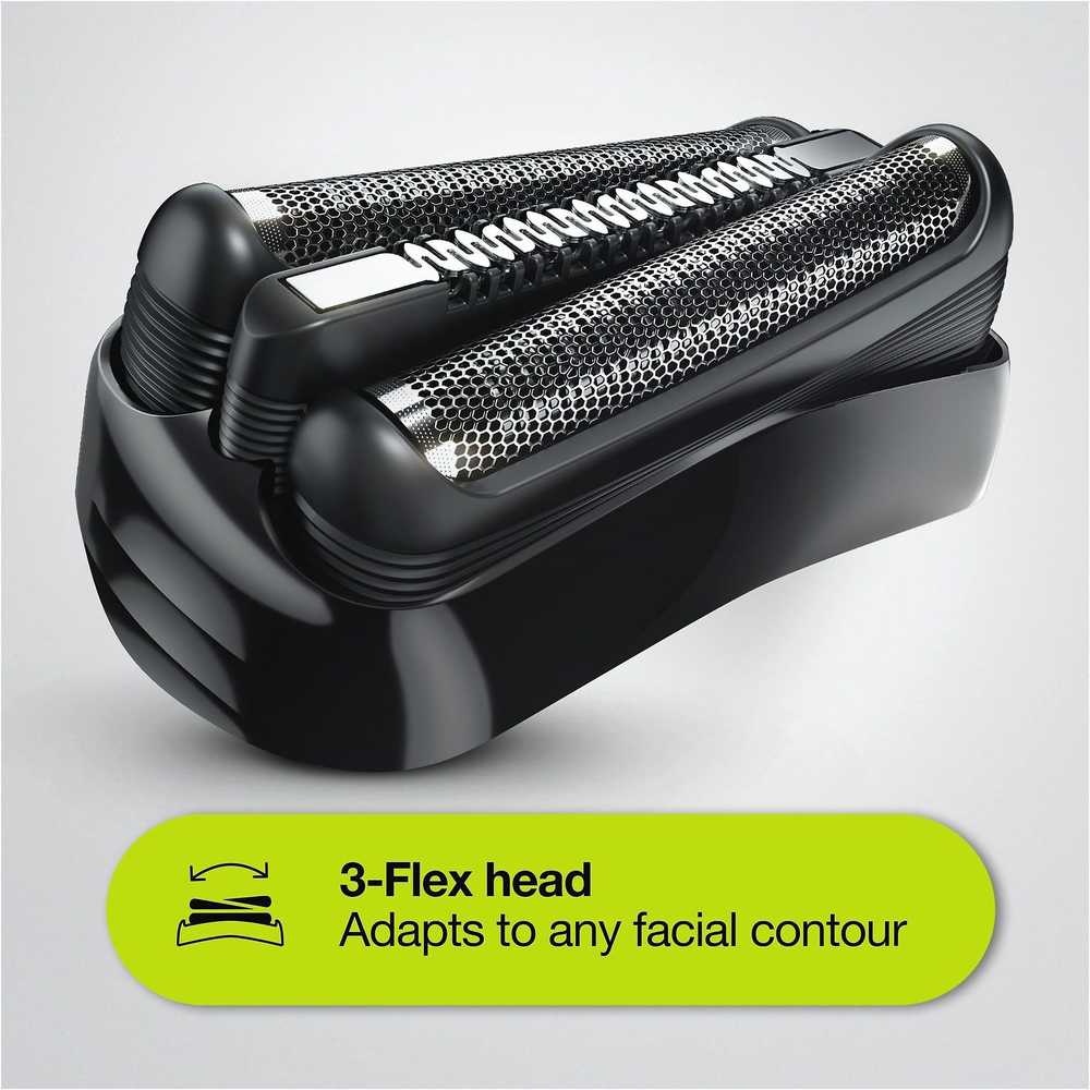 Barzdaskutė Braun | Shaver | Series 3 Shave&Style 300BT | Operating time (max) 30 min | NiMH | Juodas/Žalias