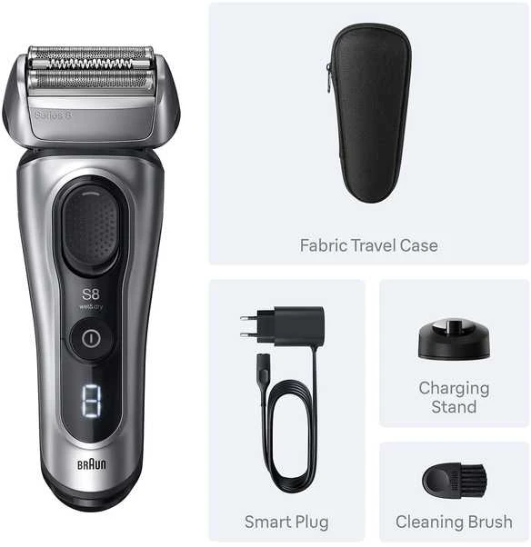 Braun Series 8 8617S barzdaskutė su priedų rinkiniu