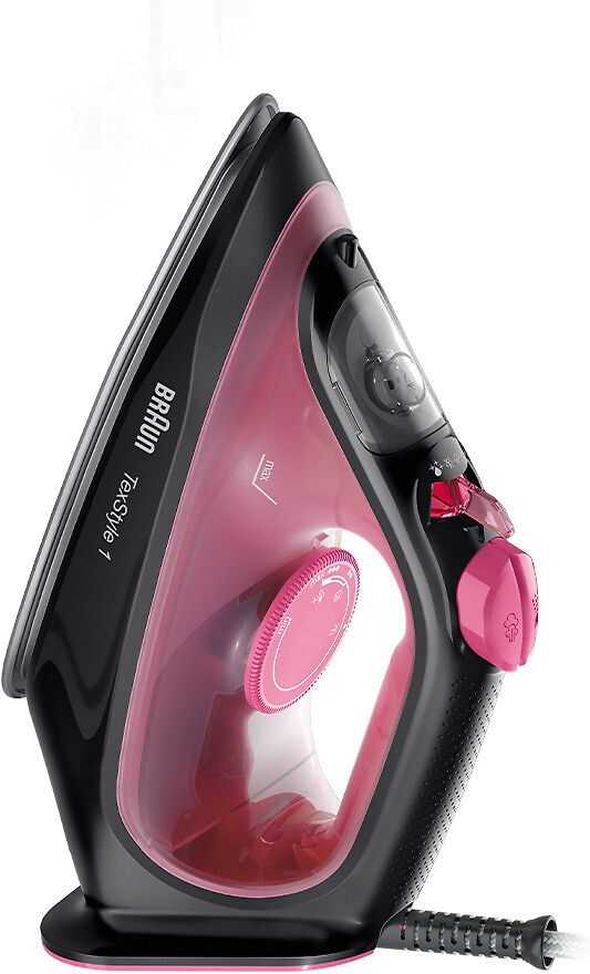 Braun TexStyle 1 SI1070PU juoda-rožinė