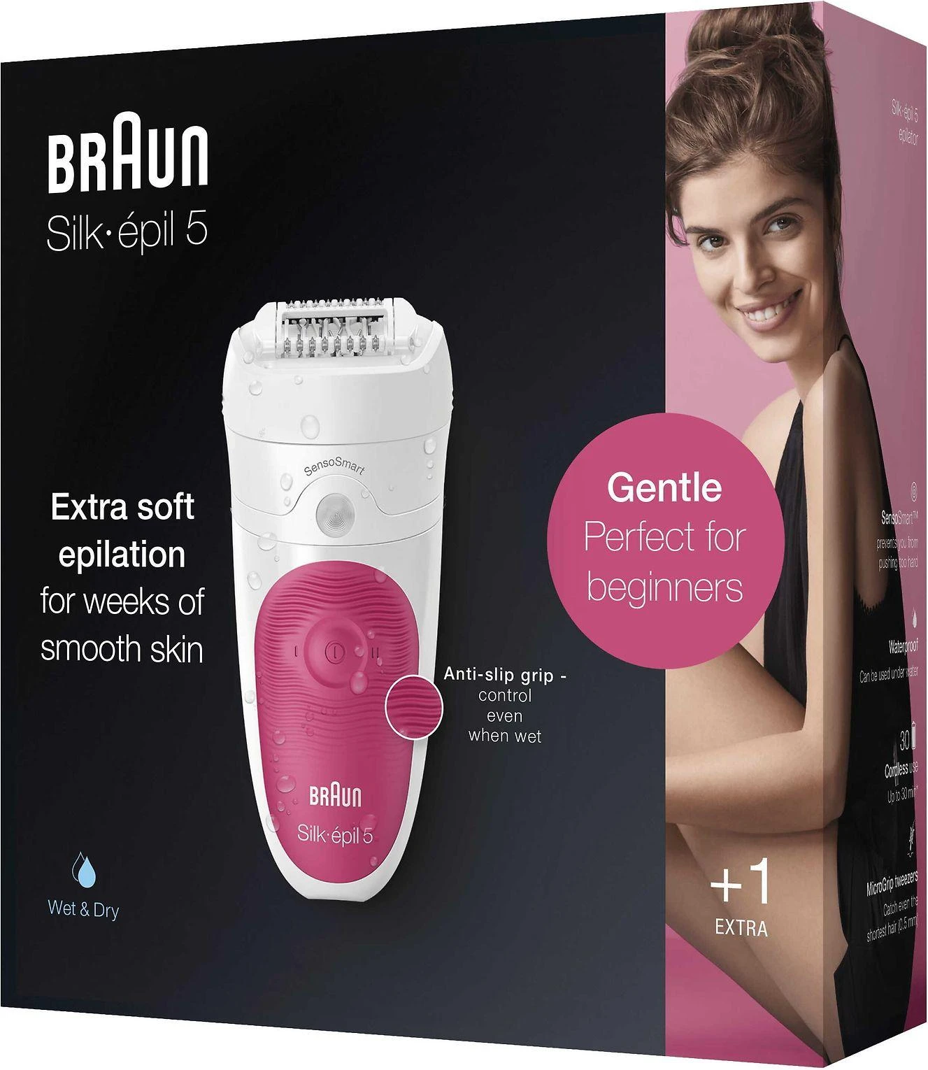 BRAUN SES 5500 SensoSmart Epiliatorius
