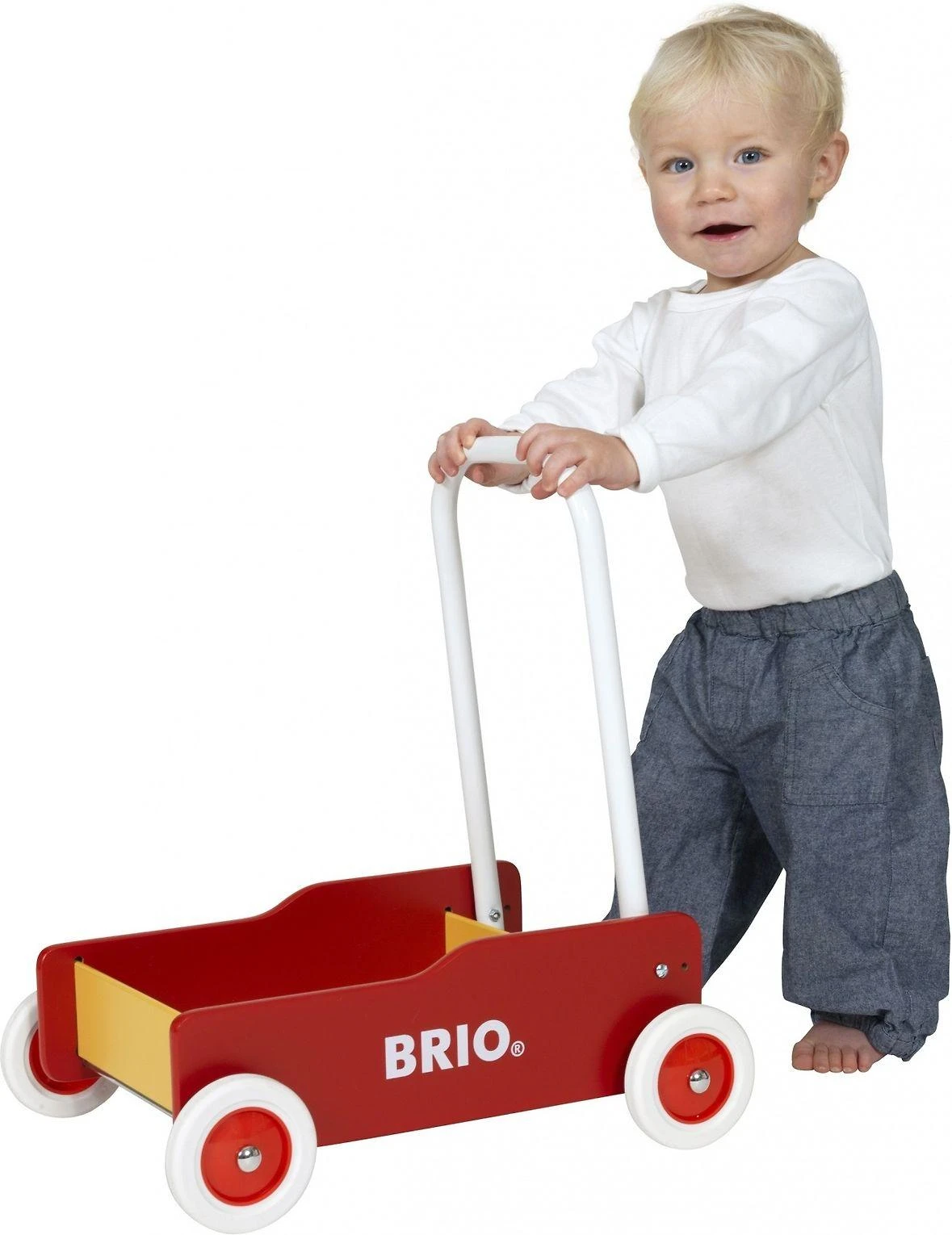 BRIO – vobleris mažiems vaikams, raudonas (31350)