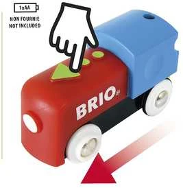 BRIO - Mano pirmasis geležinkelio baterijomis maitinamas traukinių rinkinys (33710)