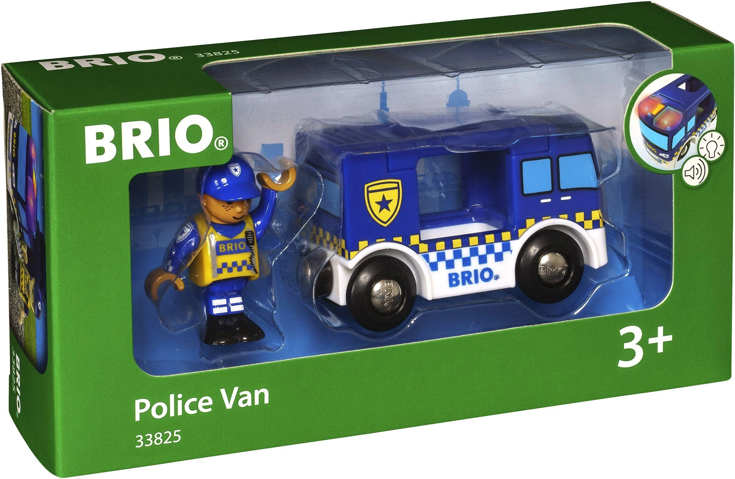 Ravensburger Brio Railway BRIO policijos autobusiukas, 33825