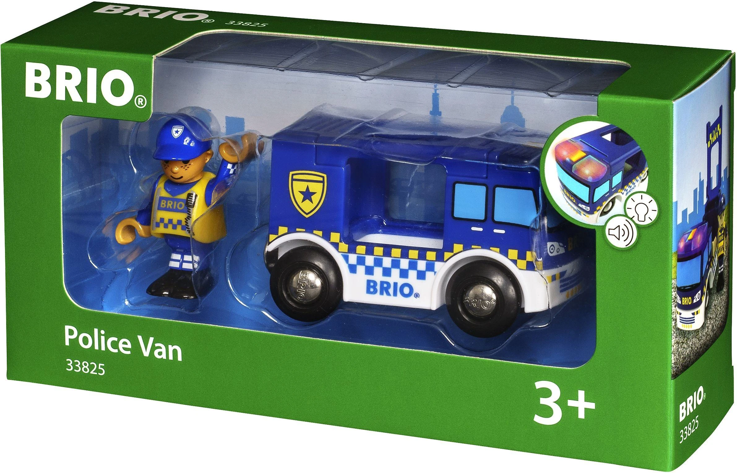 Ravensburger Brio Railway BRIO policijos autobusiukas, 33825