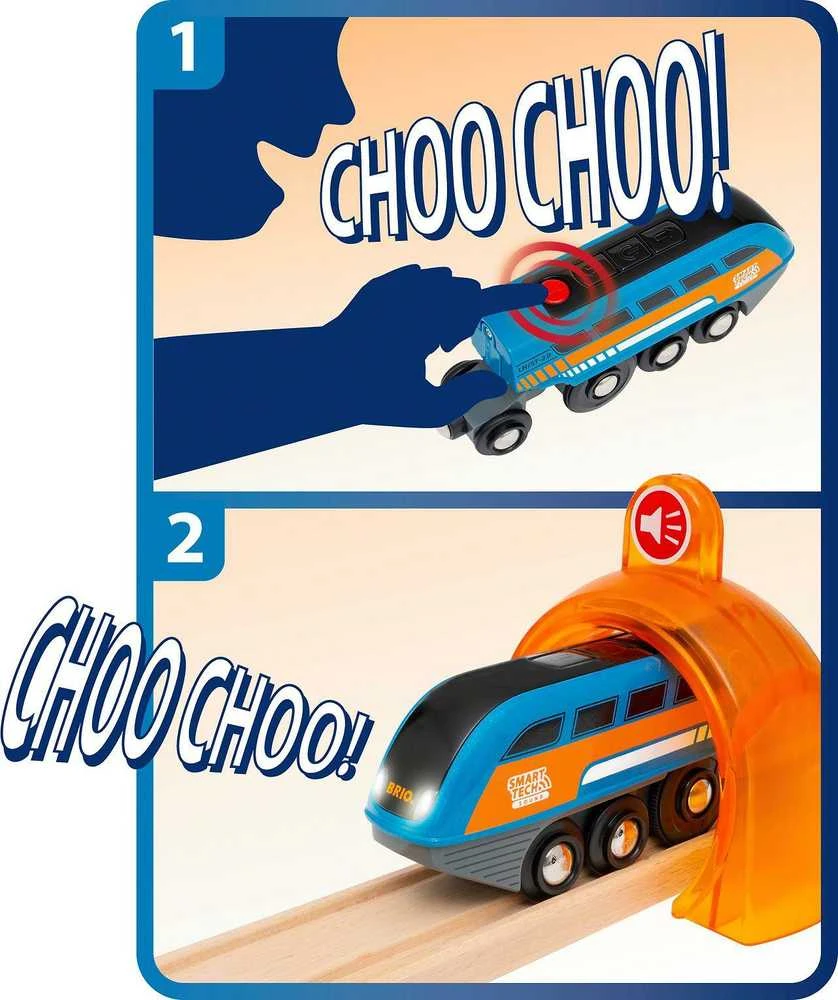 Brio Railway BRIO traukinio bėgių rinkinys Smart Tech Deluxe, 33972